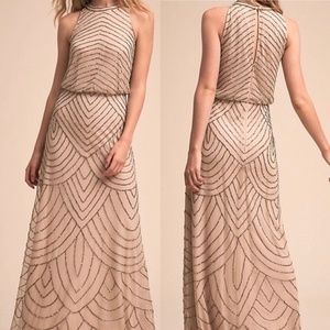 Anthro BHLDN Adrianna Papell Madigan Dress Size 4